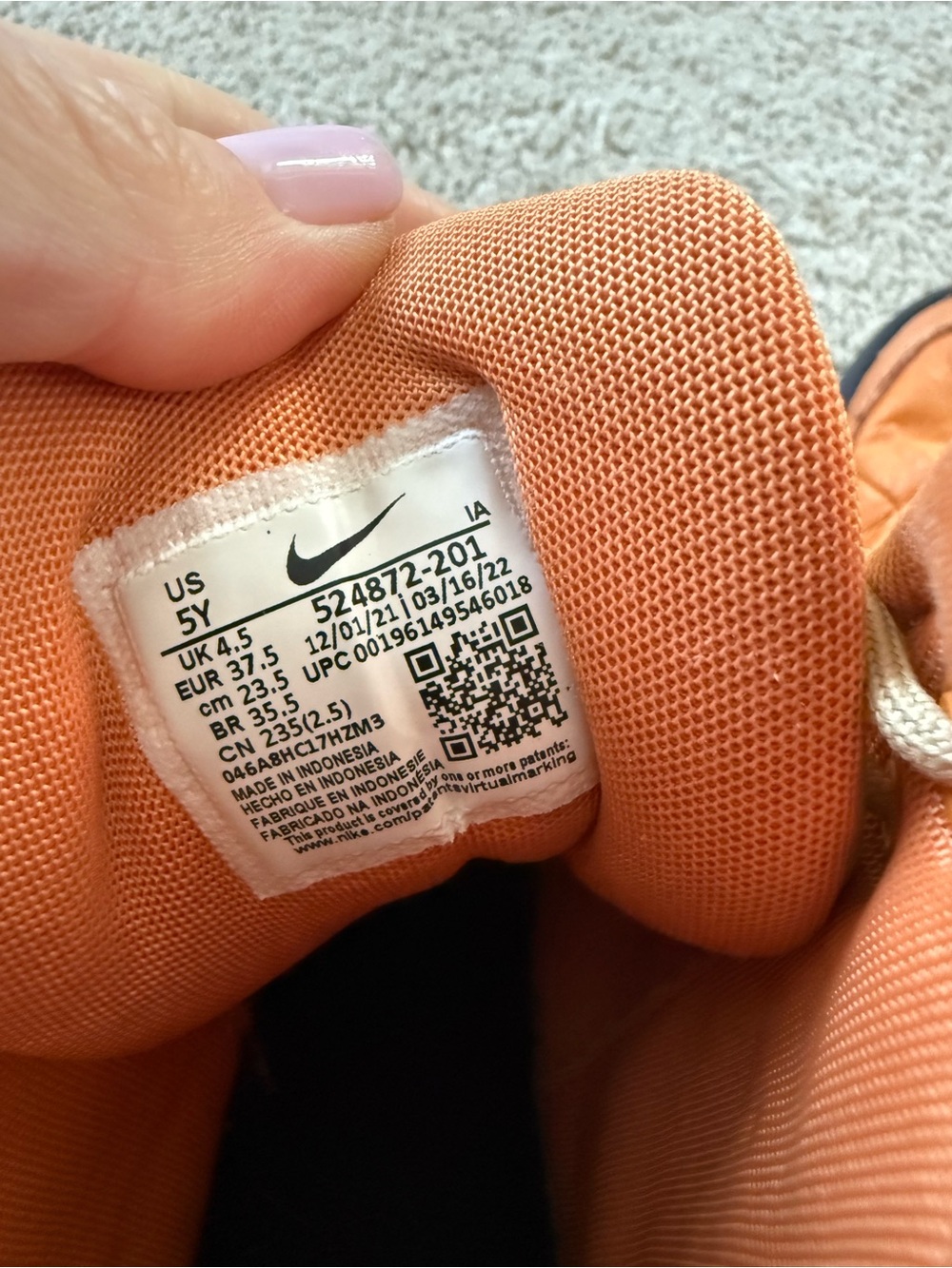 Nike Woodside 2 High ACG 'Sesame Hot Curry' 524872-201 5Y - Picture 6 of 6